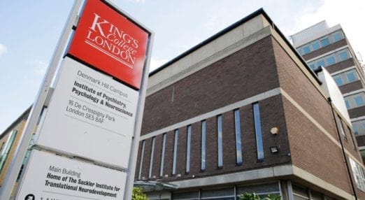 King's College London sign