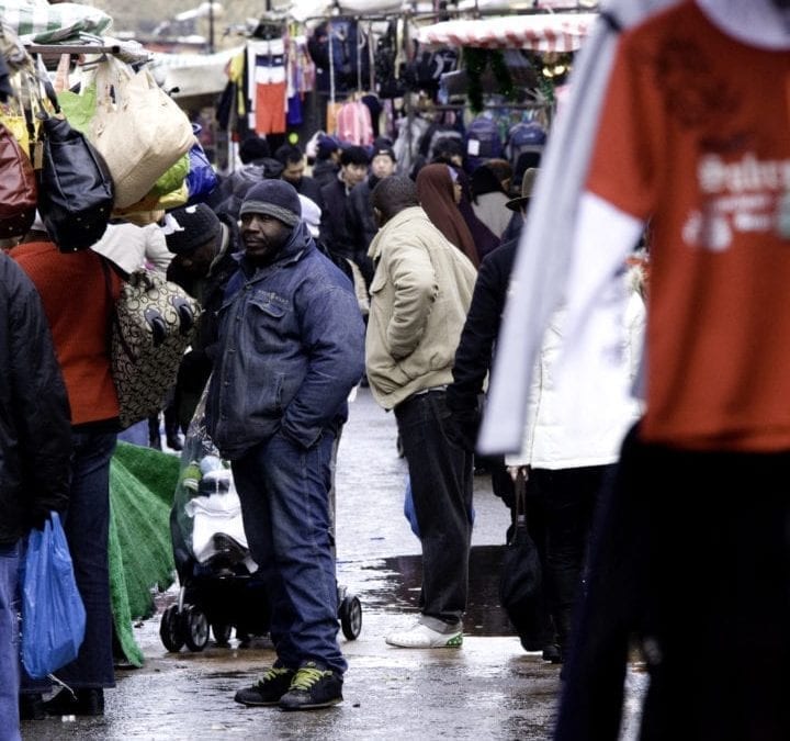 Man in market