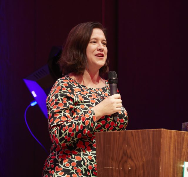 Rebecca Gray, Chief Executive introduced the Maudsley Charity at the 2019 Staff Awards
