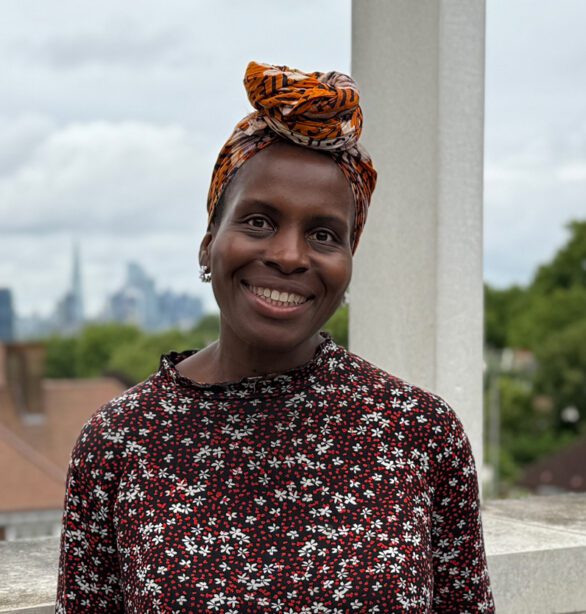 Portrait of a smiling black woman