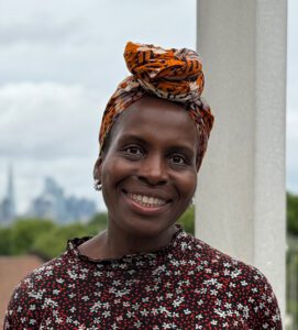 Portrait of a smiling black woman